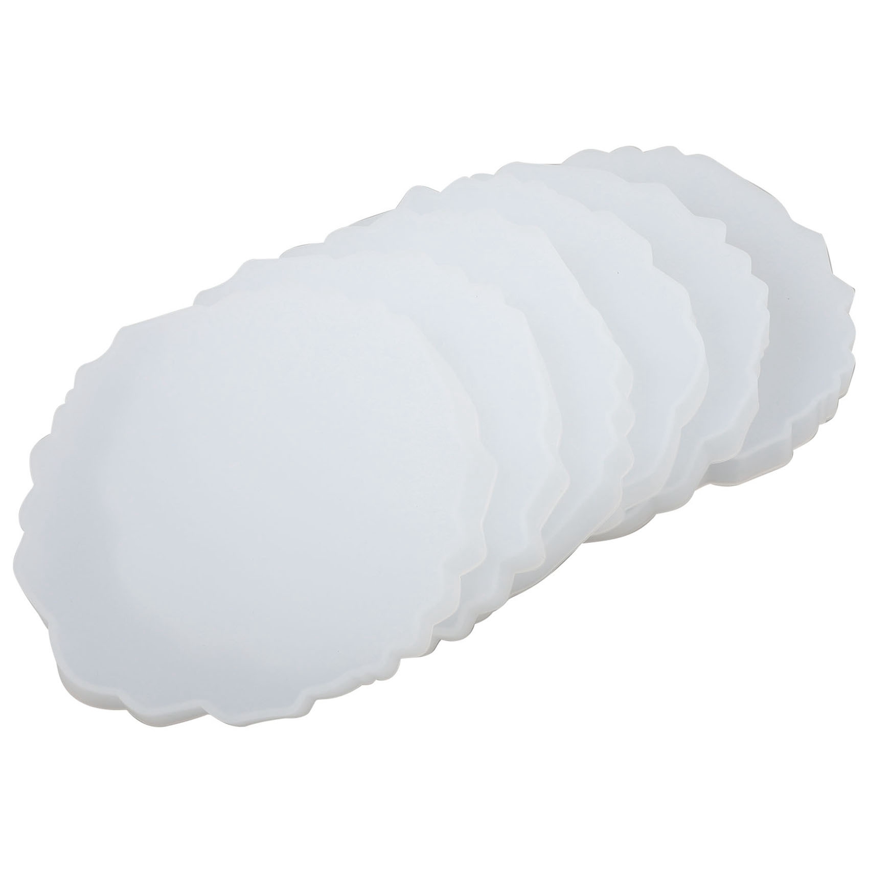 A58Z 6 Pieces Resin Coaster Mo - огляд і ціна Geode Mold Silicone