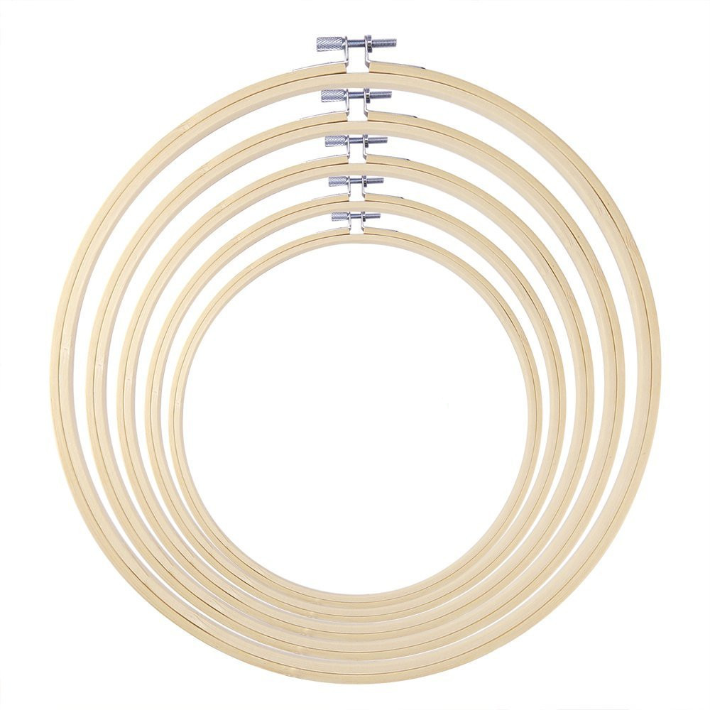 30cm DIY Embroidery Hoop Tool  - огляд і ціна Wood Ring Blank