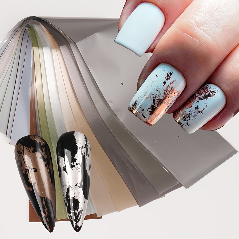 10 Types Matte Metallic Nail T - огляд і ціна Gold Foil Flakes