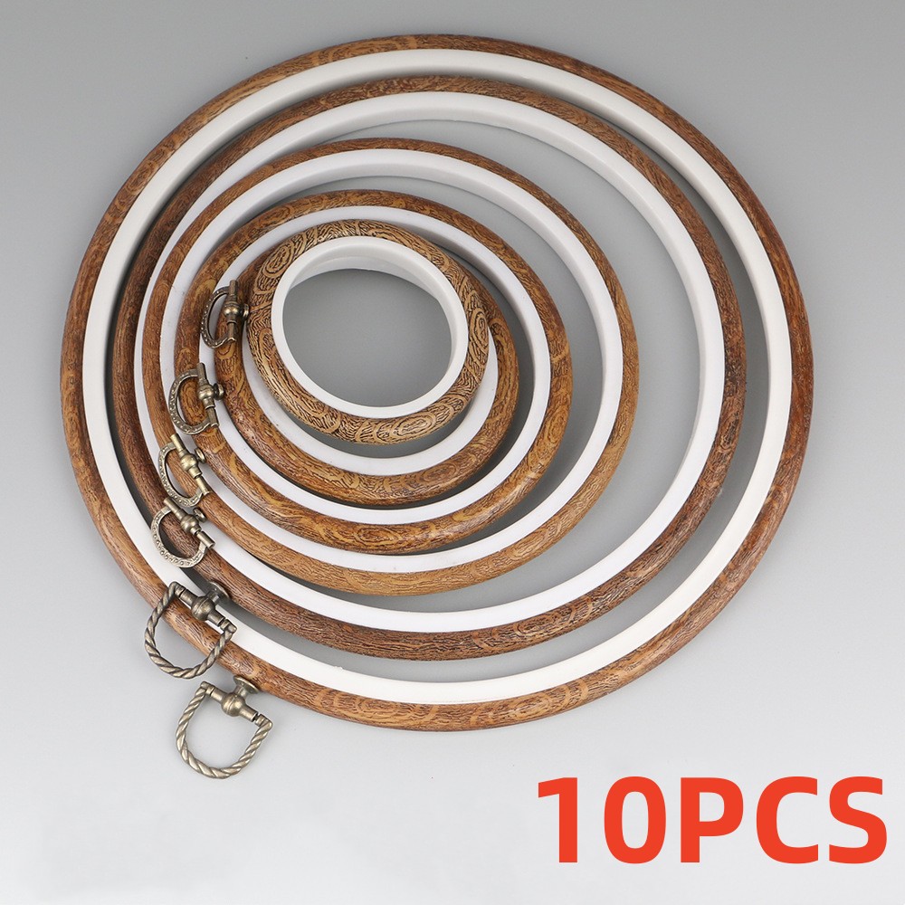 10pcs/Set 7.5-26cm Round Woode - огляд і ціна Wood Ring Blank